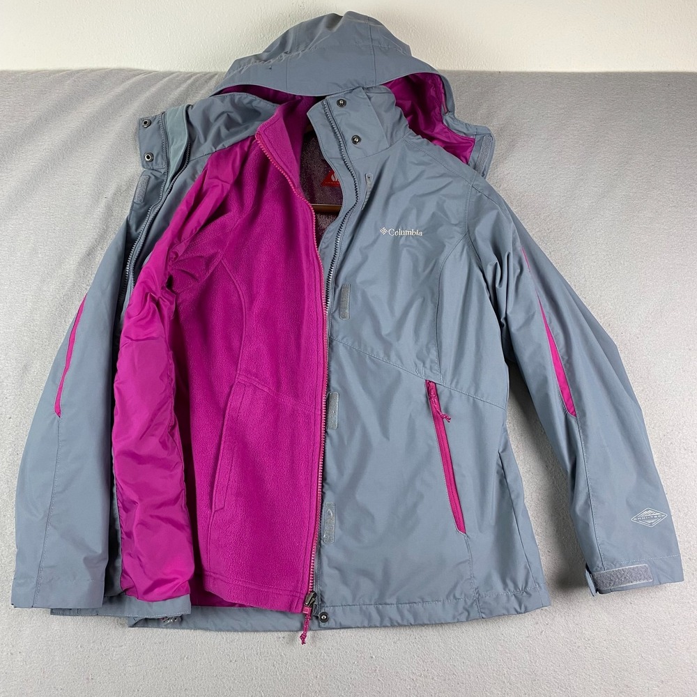 Vintage Columbia Jacket Womens S Bugaboo Interchange 2 in 1 Coat USA Made 90s